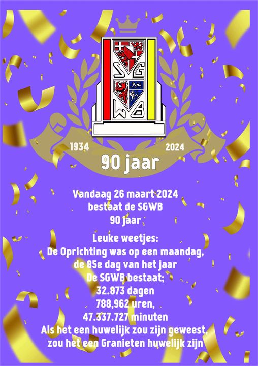 SGWB 90 Jaar